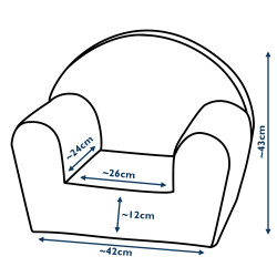 Kids chair, soft, foam, armchair, toodler, nursery, baby